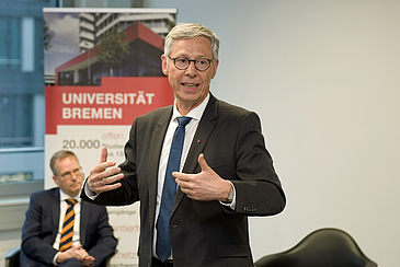 Bremer Bürgermeister und Alumnus der Universität: Carsten Sieling