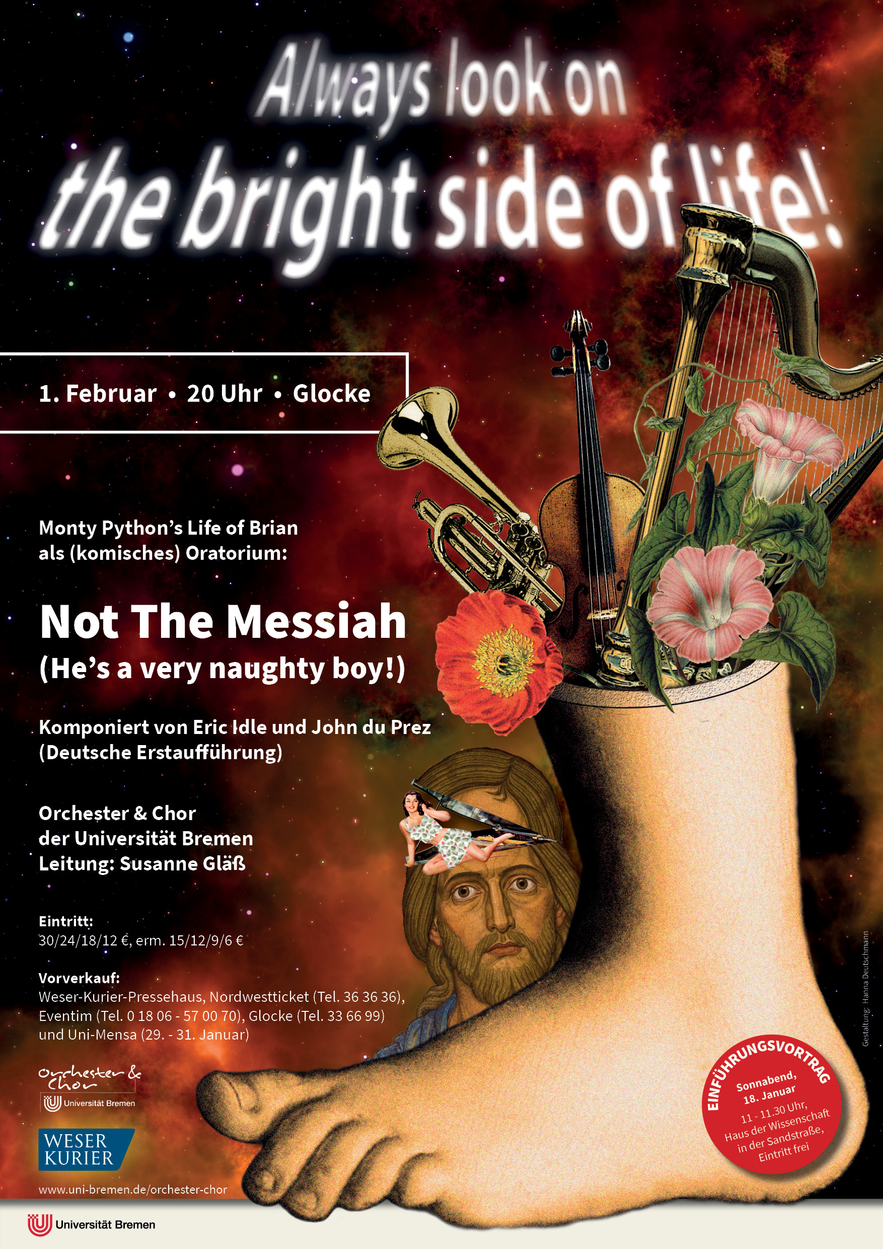 Plakat "Not The Messiah"