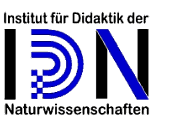 Logo Institut für Didaktik der Naturwissenschaften