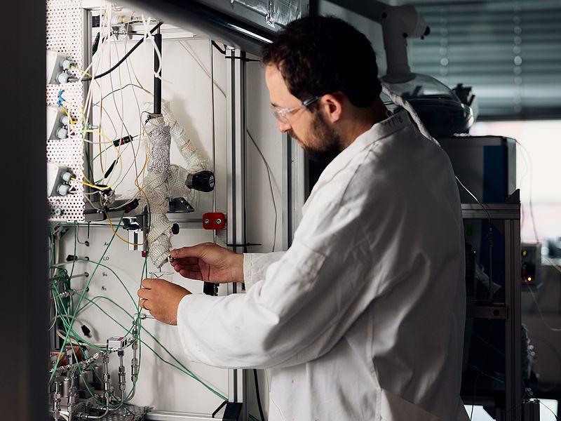 Laborarbeit in der Verfahrenstechnik