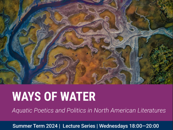 Ausschnitt Poster Vorlesungsreihe Ways of Water 2024