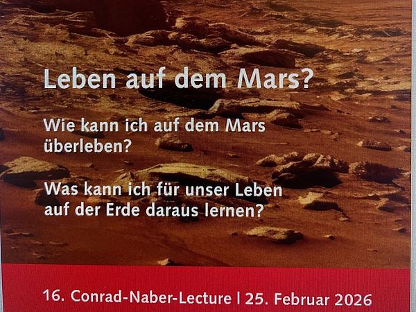 Plakat zur 16. Concrad-Naber-Lecture