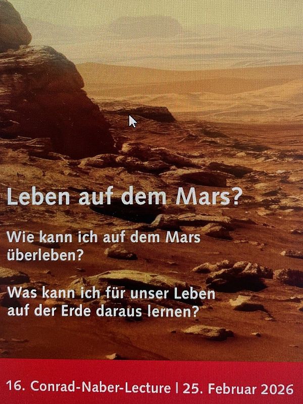 Plakat zur 16. Concrad-Naber-Lecture