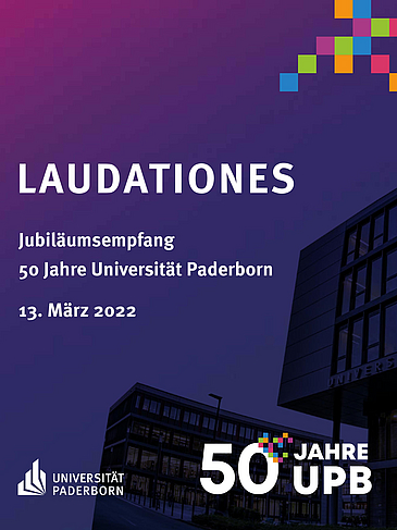 Titelblatt der Broschüre der Zeremonie der Universität Paderborn