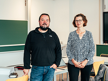 Marcus Callies, Christine Knipping Professor Marcus Callies und Professorin Christine Knipping entwickelten neue Lehrkonzepte für die Fächer Englisch und Mathematik.