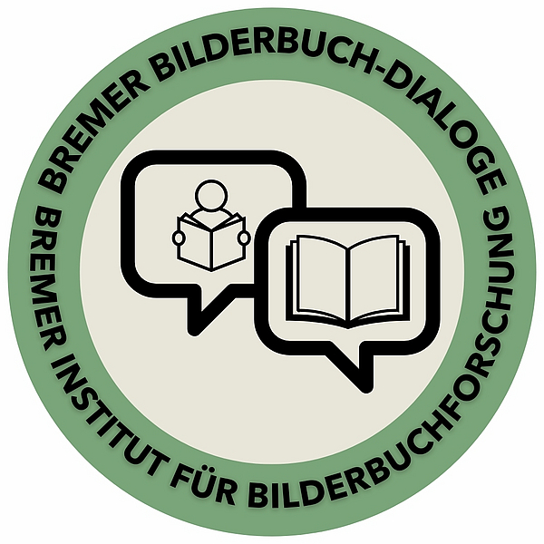 Das Bild zeigt das Logo des Bremer Instituts für Bilderbuchforschung zu den Bremer Bilderbuch_Dialogen.