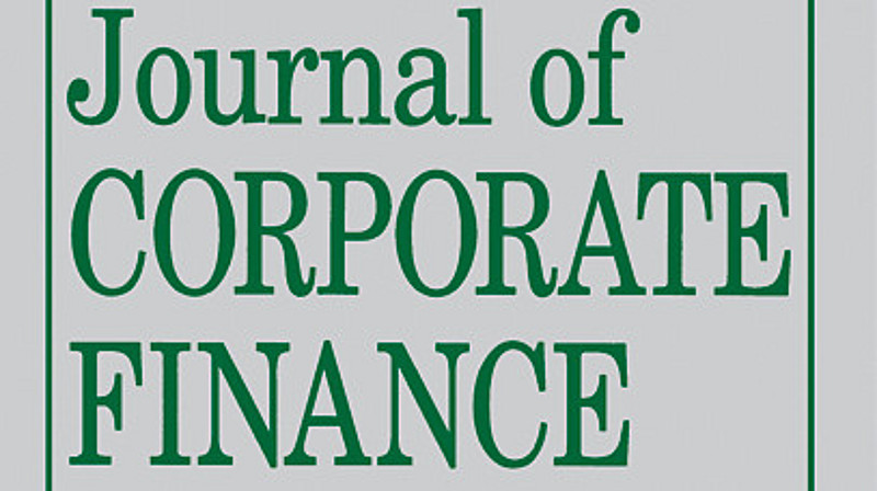 New Publication in the Journal of Corporate Finance - Universität Bremen
