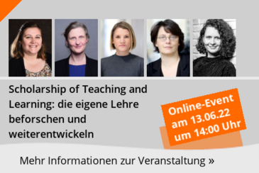 e-teaching.org Online Event "Scholarship of Teaching and Learning: die eigene Lehre beforschen und weiterentwickeln"