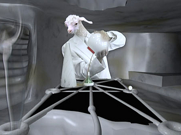 schwarz-weiss Still aus dem Film Perpetual Motion