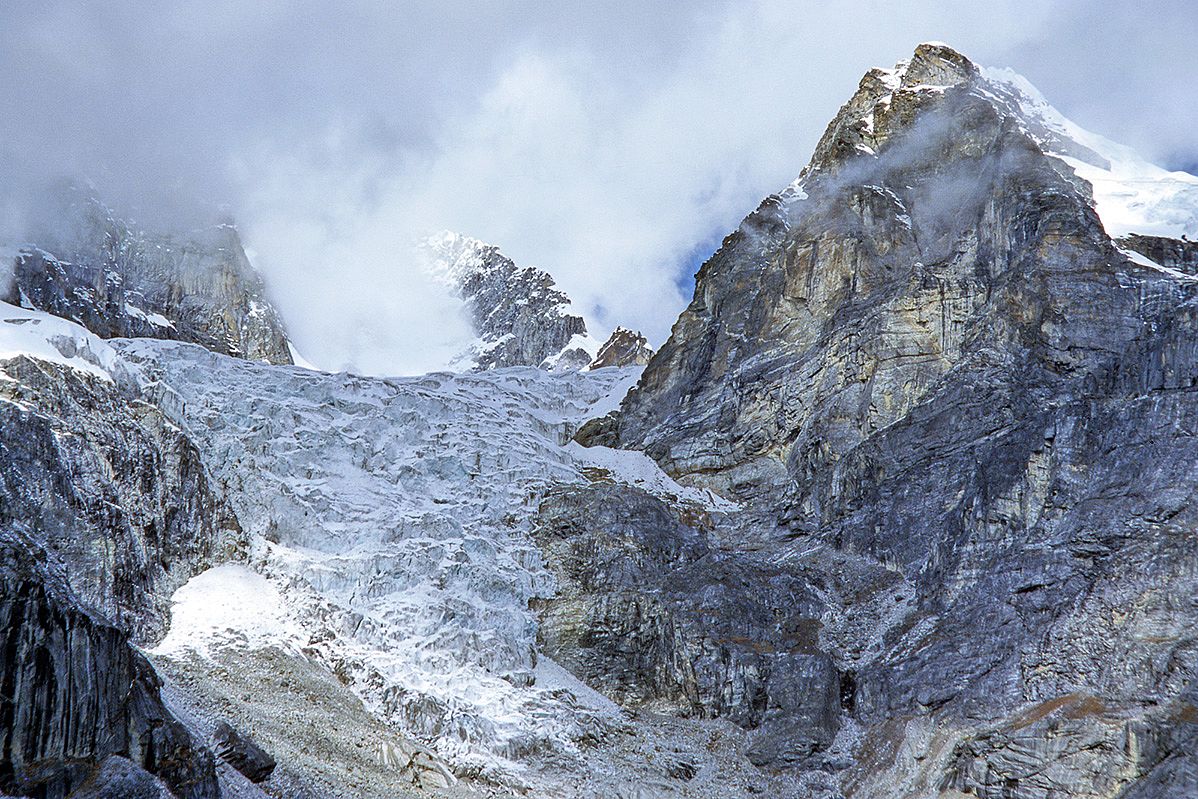 Glacier in the Himalayas