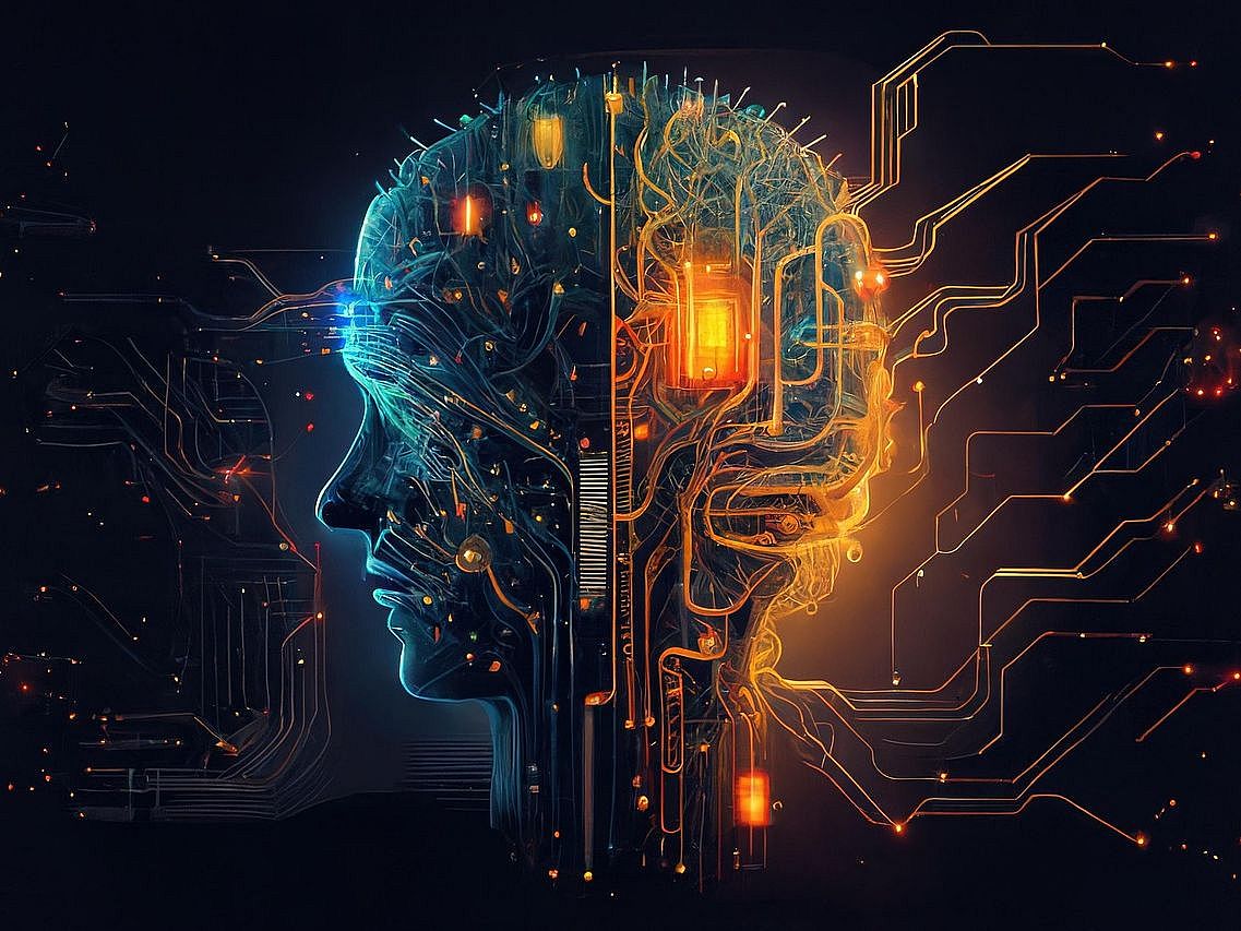 Künstliche Intelligenz - Abstraktes Bild Kunstliche Intelligenz - Abstraktes Bild