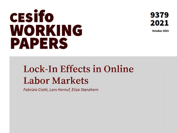 Lock-In Effects in Online Labor Markets