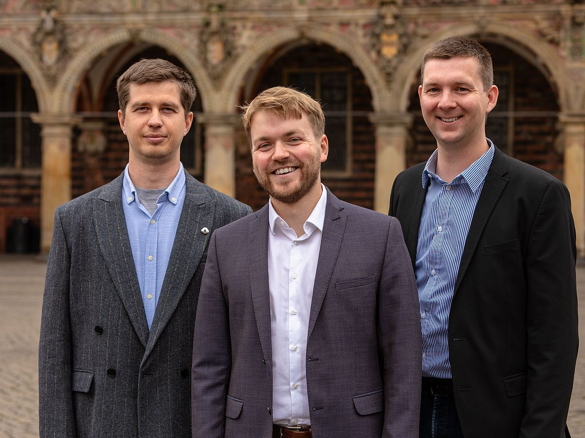 Foto der drei Gewinner