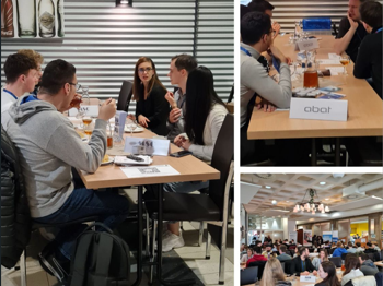 Networking scene frin Career Camp 2024