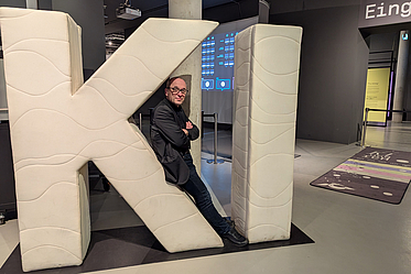 Prof. Rainer Malaka at KI panel discussion in the Universum® Bremen