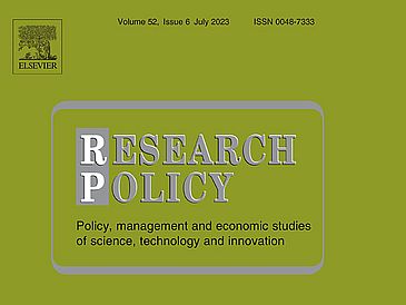 Zeigt den Schriftzug:"Research Policy"