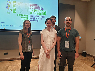 DEP Team at the 9th World congress on particle technology (WCPT9) Madrid