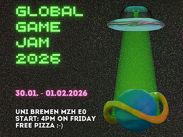 Anmelde QR code für die Global Game Jam 2026