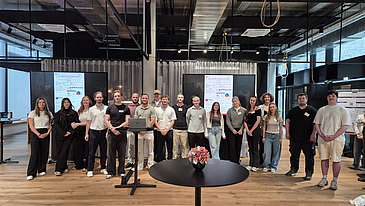 Empra 2025 Students in front of smartboards