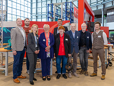 Jendrik Hemmen, Gleb Brede, Jutta Günther, Elisabetha Dorothee Brede, Angelika Elfers, Carsten Elfers, Jürgen Christian Brede, Arno Schoppenhorst (BUND), Matthias Burwinkel (BIBA).