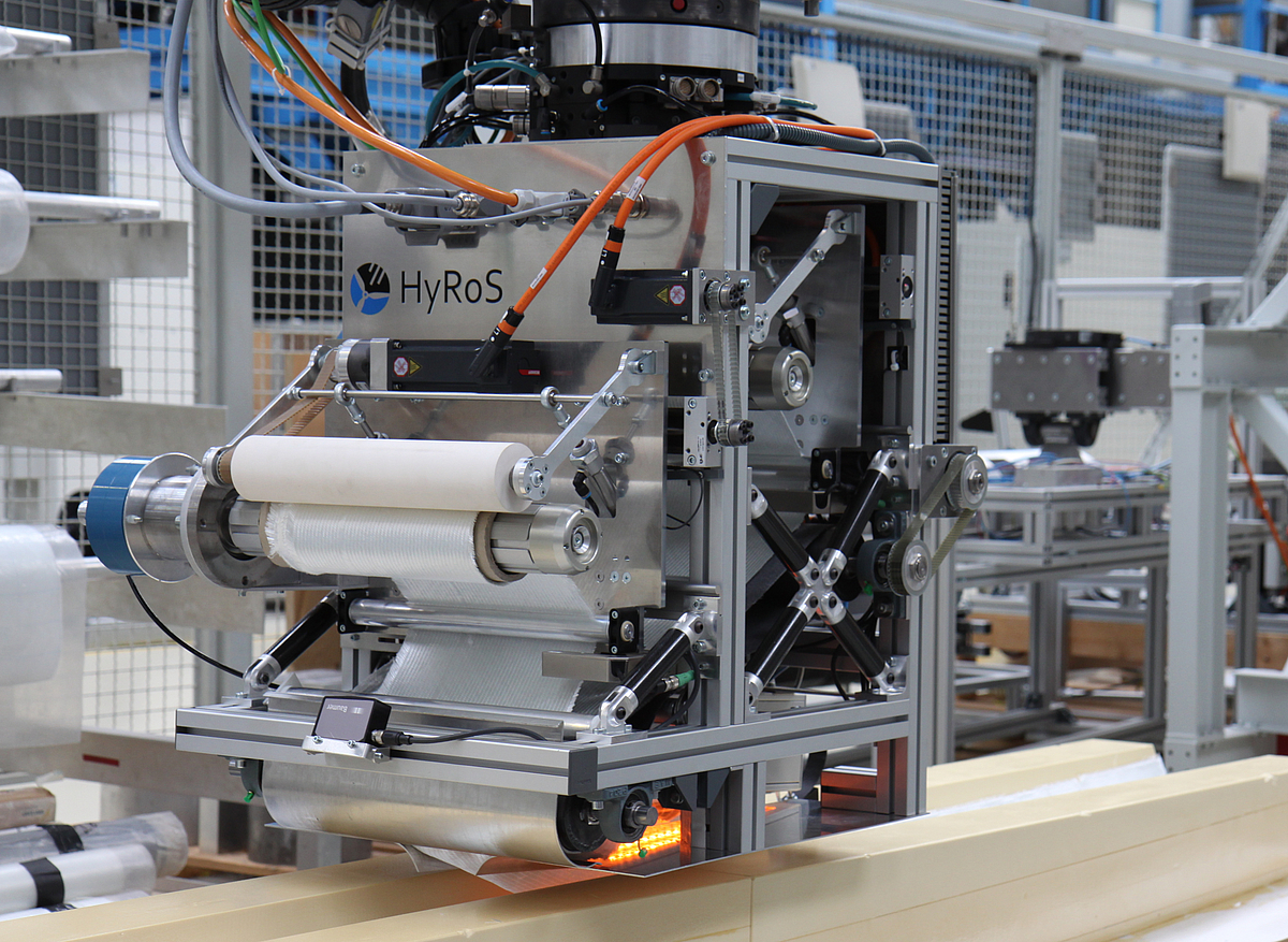 Applikationssystem Rotorblattnasenkante HyRoS Applikationssystem