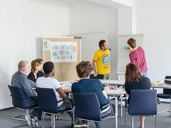 Seminarraum mit Teilnehmenden