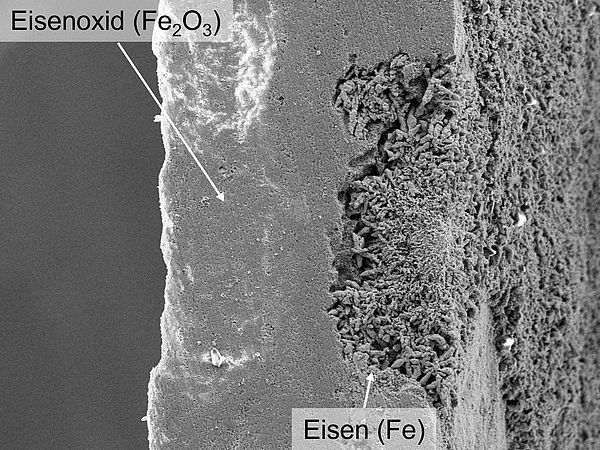 Elektrochemisch reduziertes Hämatitpellet