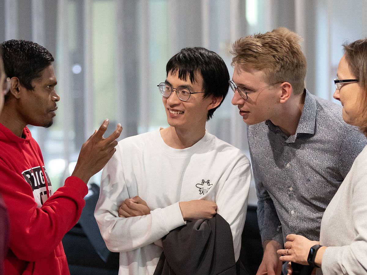 Studierende beim Promotionsbetreuungspreis 2023