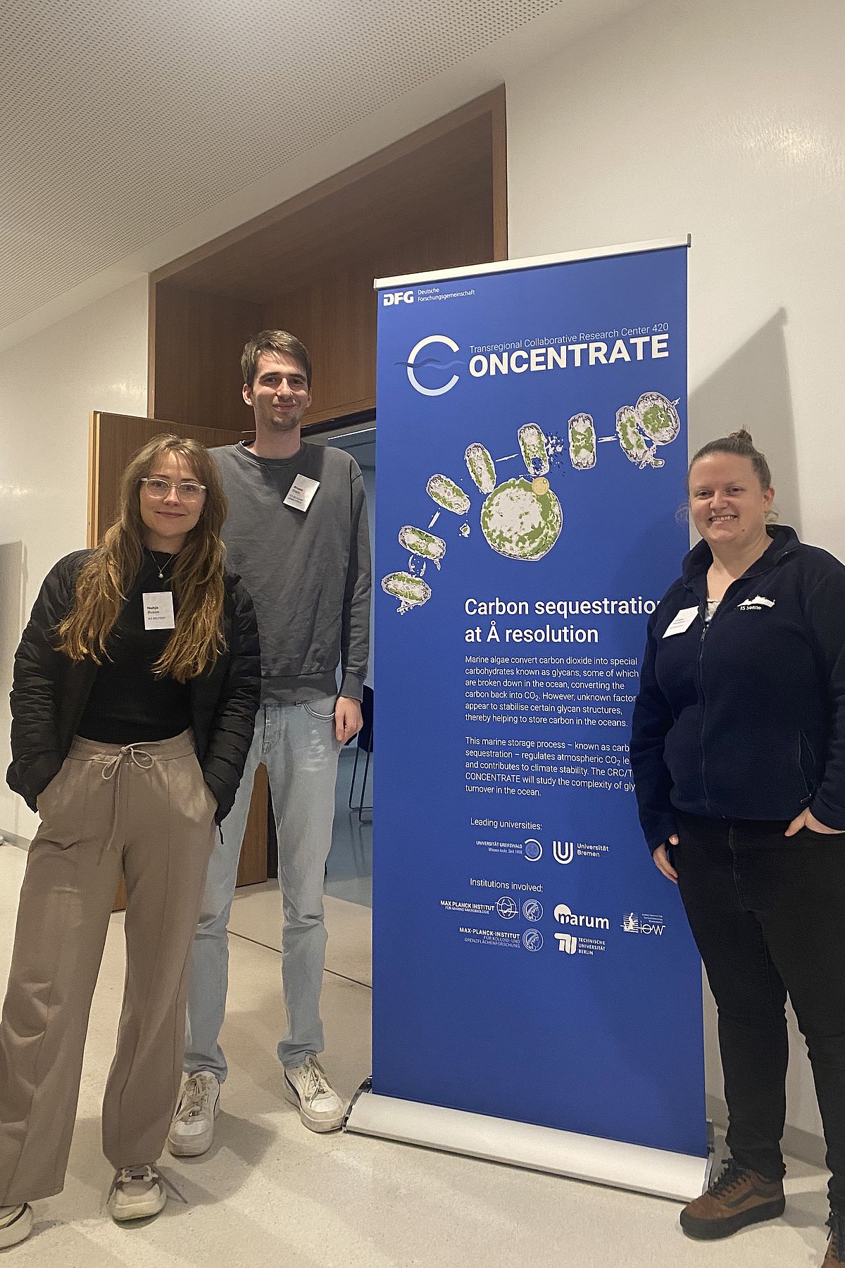 Bruno. Nahja und Greta beim CONCENTRATE Kick-Off Meeting November 2025 Bruno. Nahja und Greta beim CONCENTRATE Kick-Off Meeting November 2025