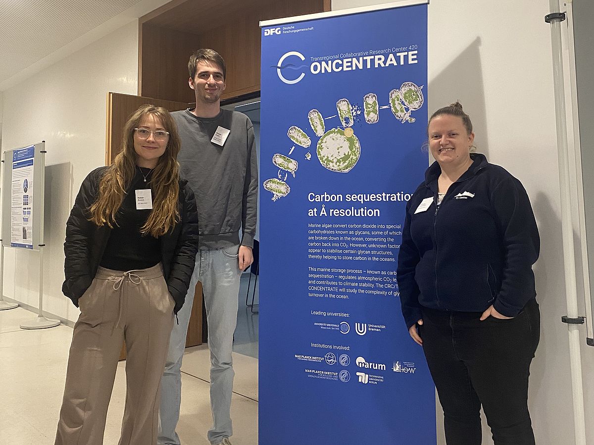 Bruno. Nahja und Greta beim CONCENTRATE Kick-Off Meeting November 2025