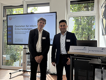 Mehrdad Bahrini and Karsten Sohr at the "Campustage 2025" Mehrdad Bahrini and Karsten Sohr at the "Campustage 2025"