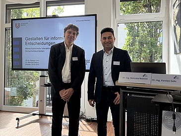 Mehrdad Bahrini and Karsten Sohr at the "Campustage 2025" Mehrdad Bahrini and Karsten Sohr at the "Campustage 2025"