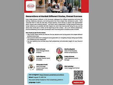 Karrierewege bei Henkel – Online-Veranstaltung für Studierende