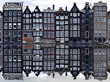 Häuserzeile Amsterdam