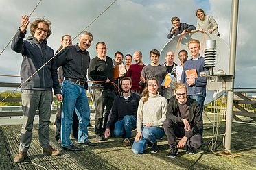 Mitglieder der Arbeitsgruppe von Prof. Frank Jahnke und Dr. Christopher Gies.