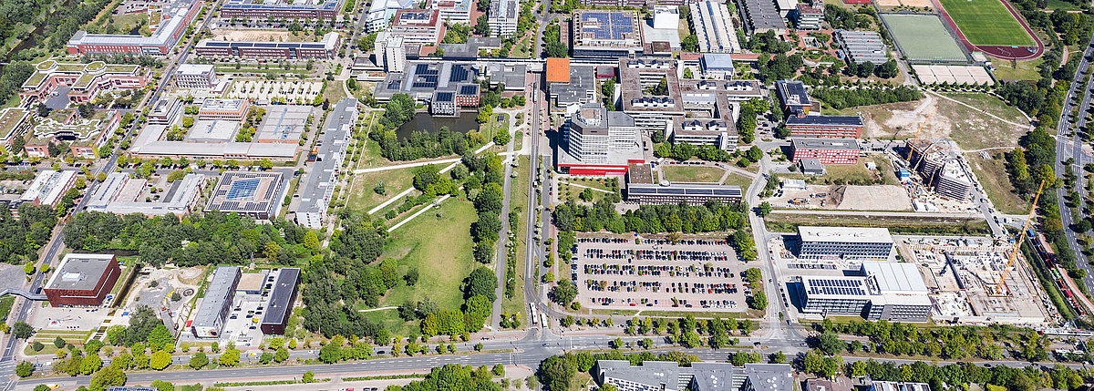 Luftaufnahme Campus Mai 2019
