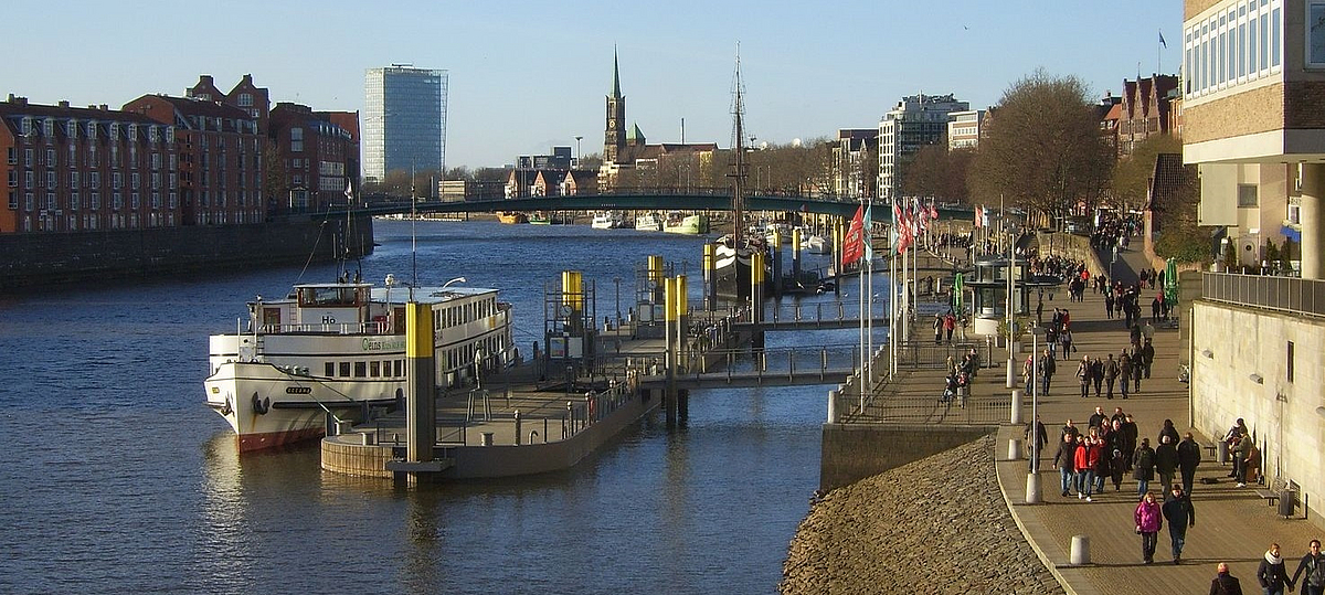 Bild des Martinianlegers an der Schlachte