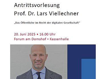 Plakat Antrittsvorlesung