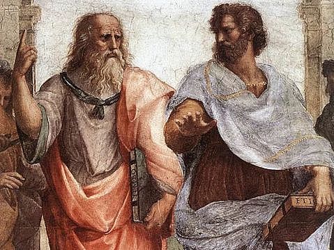 Aristoteles (rechts) und Platon