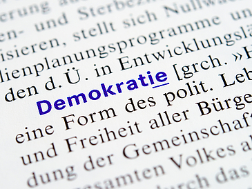 Demokratie im Wörterbuch