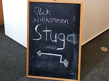 StugA Eingangsschild