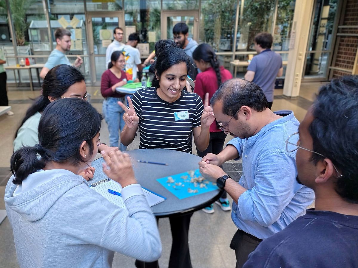 A Team in the pencil sharpening competition.
