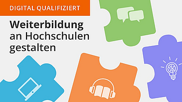 Digital qualifiziert – Weiterbildung an Hochschulen gestalten Logo von Digital qualifiziert – Weiterbildung an Hochschulen gestalten