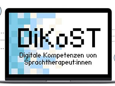 Logo des Projekts Digitale Kompetenzen von Sprachtherapeut:innen