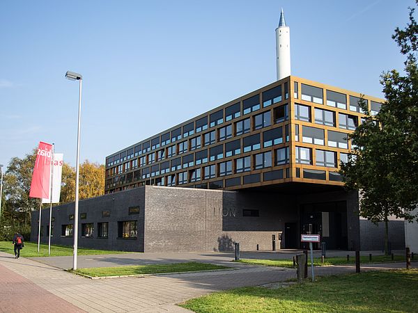 The LION with the drop tower in the background.