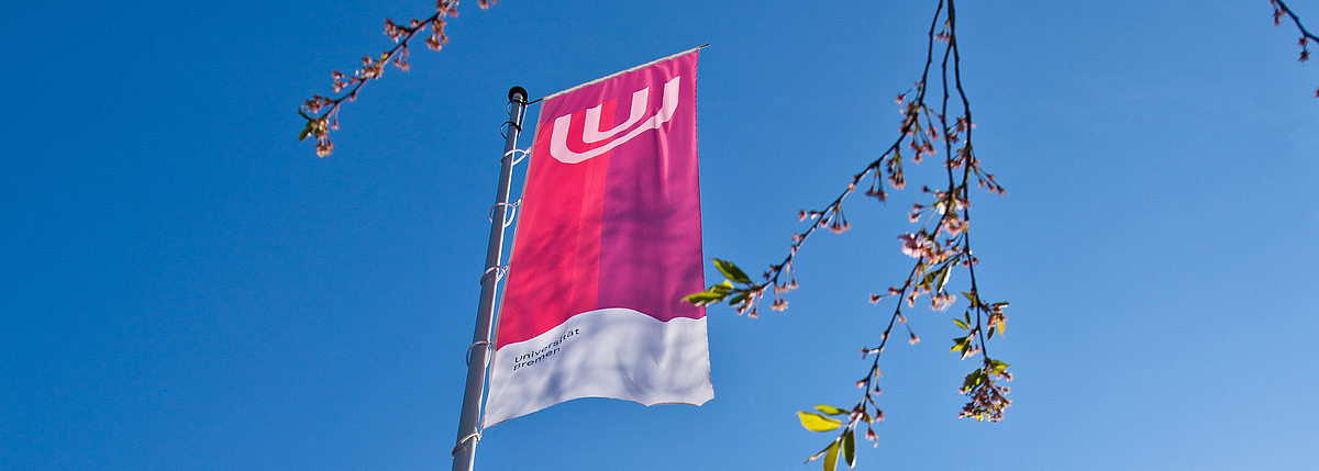 Institut für Psychologie Flagge der Universität Bremen.