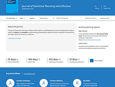 Journal of Statistical Planning and Inference (JSPI)