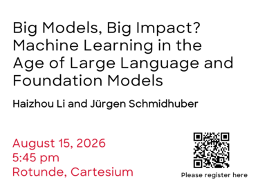 [Translate to English:] Flyer for IJCAI research talks