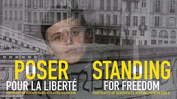 Standing for freedom - Ankündigungsposter Querformat