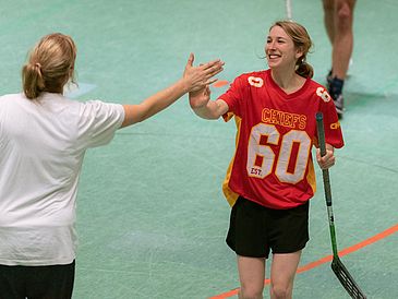 Floorball Spaß beim Sport